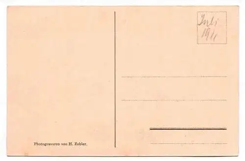  Ak Königsstuhl Rügen Steg mit Berg 1912
