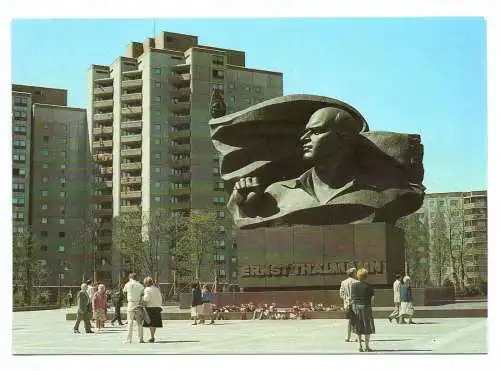 Foto Ak Ernst Thälmann Park 1986 Berlin