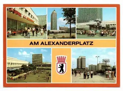 Ak Am Alexanderplatz 1985 Berlin Hauptstadt der DDR