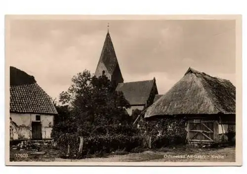 Foto Ak Ostseebad Alt Gaarz Kirche 1933