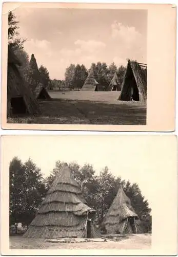 2 x Foto Ak Neu Afrika bei Templin 1956