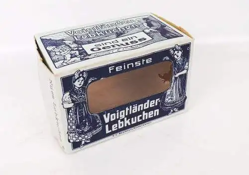 Alte Reklame Karton Voigtländer Lebkuchen Georg Rüdiger Plauen um 1930