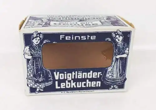 Alte Reklame Karton Voigtländer Lebkuchen Georg Rüdiger Plauen um 1930