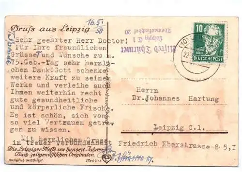 Litho Ak Leipzig er Messe vor hundert Jahren 