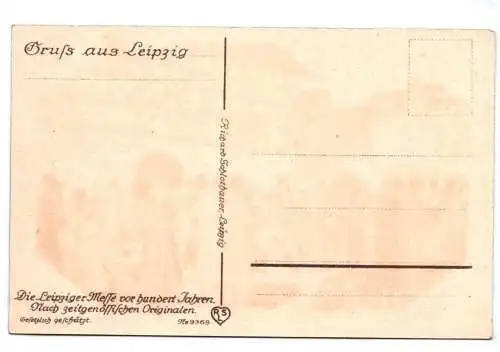 Litho Ak Leipzig er Messe vor hundert Jahren  Kopie