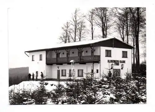 Foto Ak Friedrichsbrunn Klobenbergbaude 1976