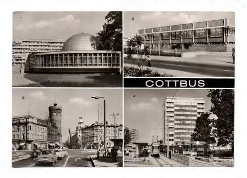 Ak Cottbus Raumflugplanetarium Bildungszentrum 1978 Ernst Thälmann Platz