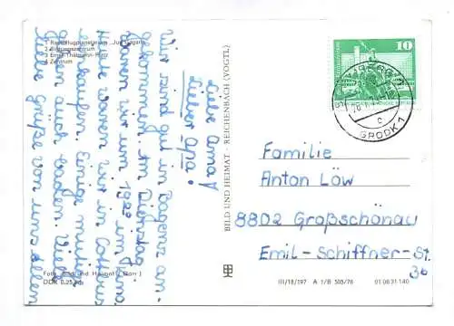 Ak Cottbus Raumflugplanetarium Bildungszentrum 1978 Ernst Thälmann Platz