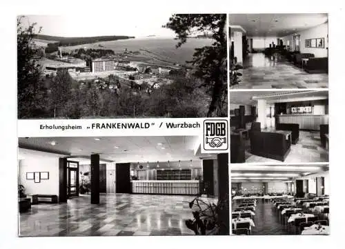 Ak Erholungsheim Frankenwald Wurzbach FDGB 1989