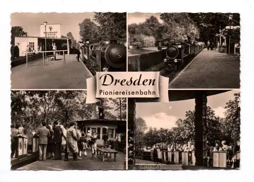 Ak Dresden Pioniereisenbahn 1961