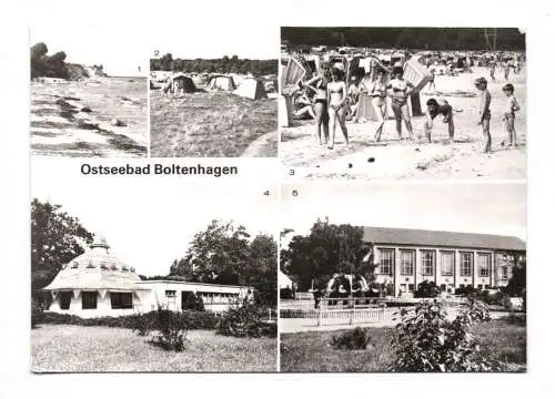 Ak Ostseebad Boltenhagen Steilküste Zeltplatz 1984 Strand