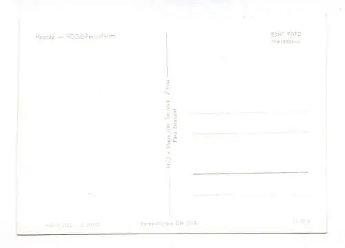 Ak FDGB Erholungsheim Paul Gruner Hörnitz Sachsen 1963