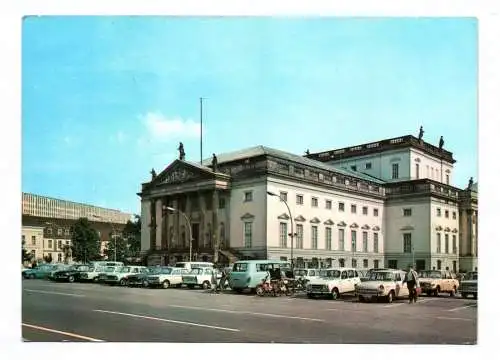 Foto Ak Deutsche Staatsoper unter den Linden 1972