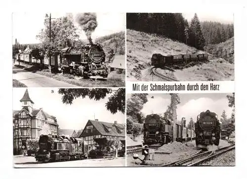 Ak Mit der Schmalspurbahn durch den Harz Beneckenstein Wernigerode 1982