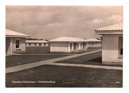 Foto Ak Boltenhagen Urlaubersiedlung 1961