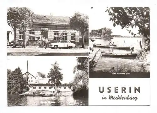 Ak Userin in Mecklenburg am Useriner See 1979 Konsum Gaststädte