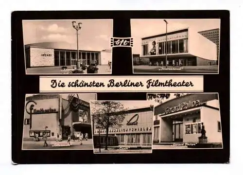 Ak Die schönsten Berliner Filmtheater DDR 1964