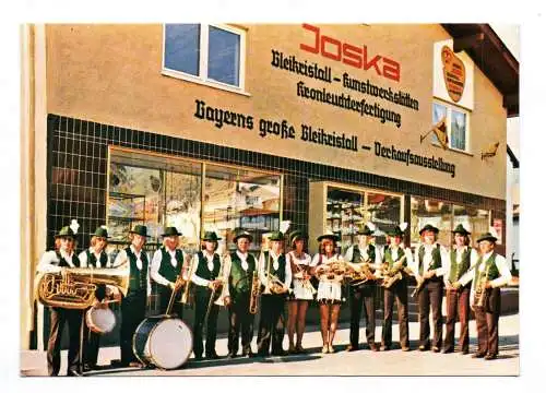 Foto Ak Fa Joska Kronleuchter Bleikristall Bodenmais Bayern 1973