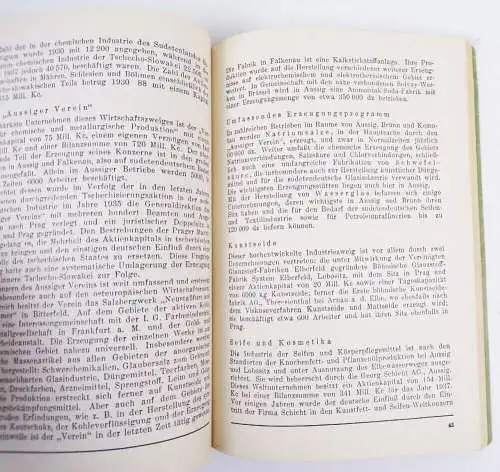 Das Sudetenland im deutschen Wirtschaftsraum Deutsche Bank 1930 er 