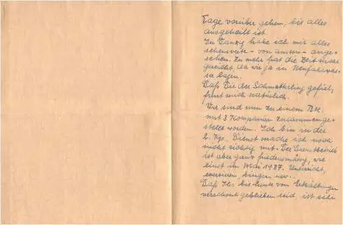 Stalag II D Feldpost Brief 1942 Stargard Pommern mit Inhalt Stempel