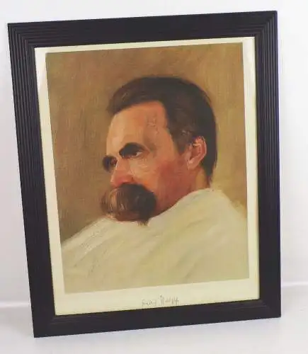 Friedrich Nietzsche Philosoph Portrait moderner Druck