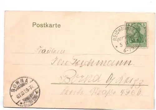 Litho Ak Radebeul Gruss vom Spitzhaus Hoflössnitz 1913