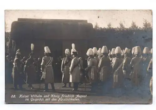 Echtfoto Ak Leipzig Einweihung Völkerschlachtdenkmal Kaiser Wilhelm König Friedr