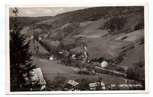 Echtfoto Ak Blick uns Hammertal Grafschaft Glatz Schlesien um 1935 Klodzko