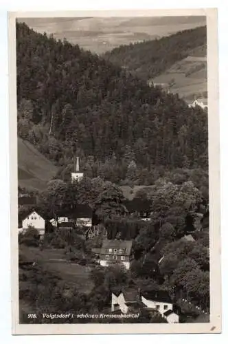 Ak Voigtsdorf im schönen Kressenbachtal Grafschaft Glatz 1930 er Wójtowice