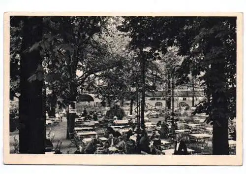 Ak Dortmund Wirtschaftsbetrieb Kronenburg um 1930 Biergarten