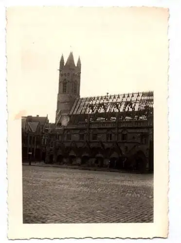 Foto Nieuwpoort Flandern Belgien Kirche 2 Wk