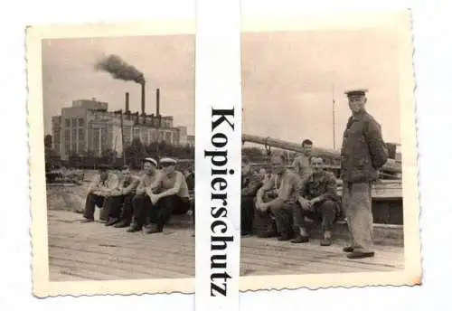 Foto russische Schiffsbesatzung Dampfer Elbing Cherson Ukraine 2 Wk