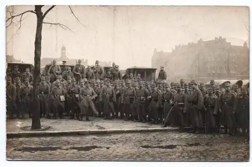 Foto Ak Soldaten Kraftfahrer 1 Wk Marosvásárhely Siebenbürgen Rumänien