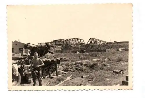 Foto Halbkette Geschütz 2 Wk