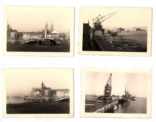 4 x Foto Zeebrugge Brügge Belgien 2 Wk