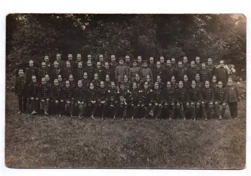 Foto Ak Feuerwehr Gruppenbild Neusalza Spremberg Oberlausitz