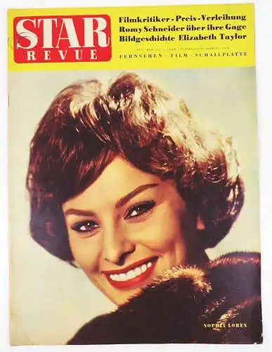 Star Revue Zeitschrift 6 von 1959 Sophia Loren Romy Schneider Heinrich George