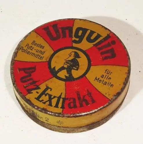 Blechdose Ungulin Putz Extrakt Poliermittel 1930er 