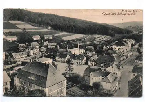 Ak Gruss aus Schirgiswalde 1912 Oberlausitz bei Kirschau Wilthen Neukirch