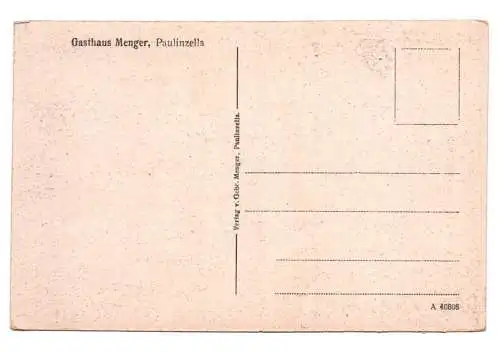 Ak Paulinzella Forsthaus und Ruine im Süden