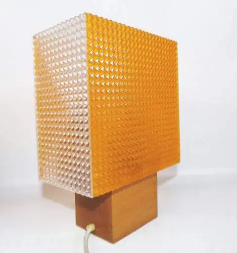 Alte Tischleuchte Design Lampen Orange Weiß E14 Tischlampen 2 Stück Vintage 