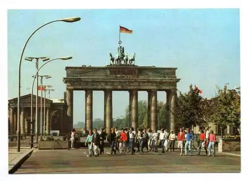 Foto Ak Brandenburger Tor 1987 Berlin