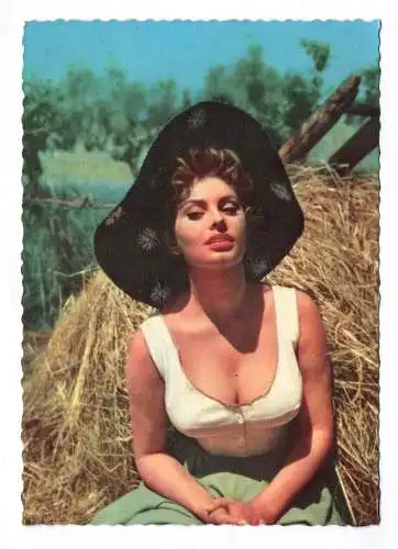 Foto Ak Sophia Loren Farbfoto Constantin Film Frau Schauspielerin