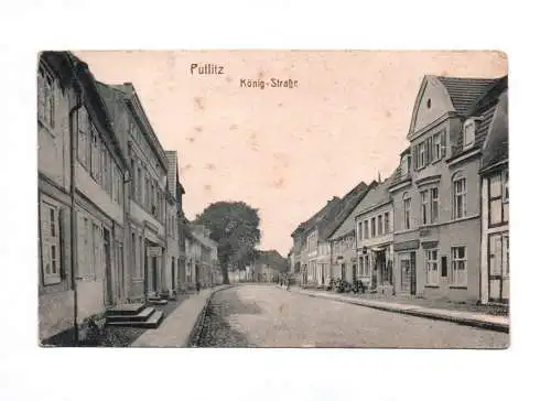 Litho Ak Putlitz König Straße