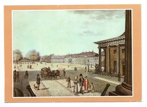 Ak Friedrich August Calau Pariser Platz mit der Aussicht nach den Linden 1987