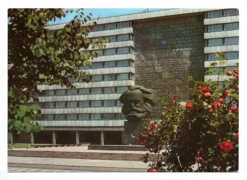 Foto Ak Karl Marx Stadt 1986 Karl Marx Monument