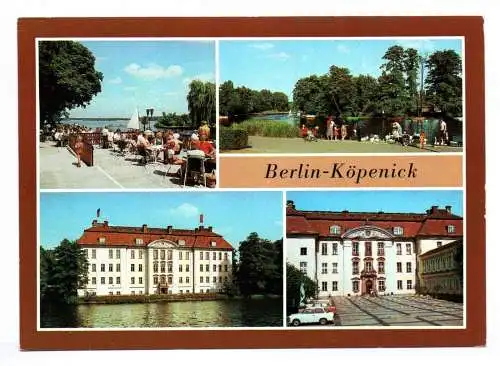 Ak Berlin Köpenick Müggelspree Blick zur Baumgarteninsel 1986 Schloß