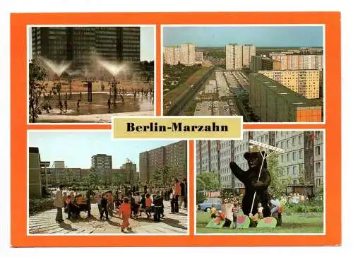 Ak Berlin Marzahn 1986 Hauptstadt der DDR