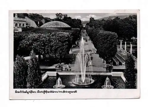 Ak Bad Salzuflen Leuchtfontäne im Kurpark 1941