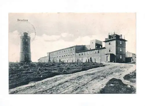 Litho Ak Brocken Hotel 1901